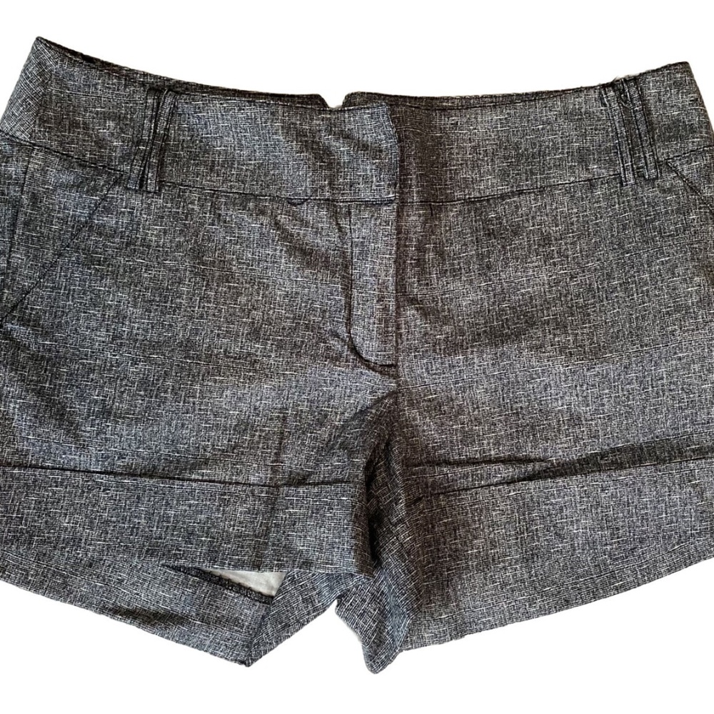 Express Black and White Dress Shorts w/ Wide Belt Loops - 12